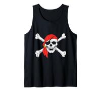 Capitano Pirata -Skull & Crossbones, Viaggiatore, Vagare in Barca a Vela Canotta
