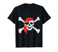 Capitano Pirata -Skull & Crossbones, Viaggiatore, Vagare in Barca a Vela Maglietta