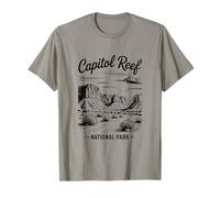 Capitol Reef National Park Vintage Viaggi Vacanze USA Maglietta