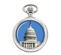 Capitol Washington D.c. Orologio da Tasca Cacciatore