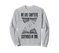 Capitoli a clessidra librosi sospesi nell'amante dei libri a tempo Felpa