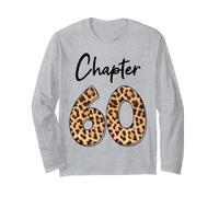 Capitolo 60 Anniversario Leopard 60° Compleanno Party Crew Maglia a Manica