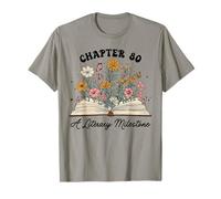 Capitolo 80 Una pietra miliare letteraria 80 ° compleanno amanti del libro Maglietta