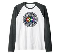 Capitolo Neurodivergente EST 2026 Pride Rainbow Infinity Maglia con Maniche Raglan