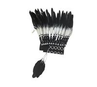 Capo Americano Indiano Nativo di Piume Coperino Cosplay Headband per Le