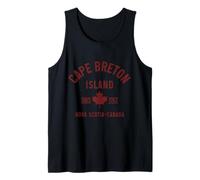 Capo Bretone Isola Nuova Scozia Canada Vintage Canotta