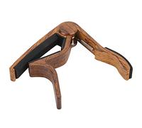 Capo Change Quick Alluminio per Chitarra Acustica/elettrica a U Violino Violino B Violin Banjosilver Guitar Capoacustico Capoelettrico CIPOALETTRICA Capocapobass Capo (Grana di legno scuro)