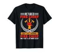 Capo dei Vigili del Fuoco in Pensione Proprio Come Un Normale Capo dei Vigili del Fuoco Solo io Ott Maglietta