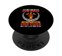 Capo dei vigili del fuoco in pensione proprio come un normale capo dei vigili del fuoco solo io ott PopSockets PopGrip Adesivo