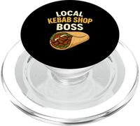 Capo del negozio di kebab locale divertente per uomini donne. PopSockets PopGrip per MagSafe