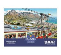 Capo di Buona Speranza - Teleferica di Table Mountain Puzzle in Legno Impermeabile DIY Puzzles Da 1000 Pezzi Per Adulti Colorati Giochi Di Impegnativi