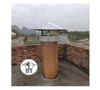 Capo di camino con cappuccio con cono con cono con cono con cono chimney, copertura per canna da camino, coppa pioggia per pioggia di pioggia per pioggia di fumi a fumetto in acciaio inossidabile,