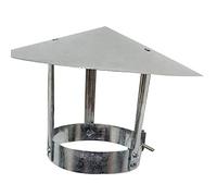 Capo di cappuccio del tetto, cappuccio del camino, cappuccio per protezione per pioggia pioggia pioggia galvanizzato stagnola goccia di tetto per gallo per condotto con cappuccio a pioggia, 210