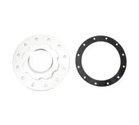 Capo di cella a combustibile SLFCC 01 12 bulloni in alluminio universale Twist del serbatoio del combustibile per auto sul mantello a filler kit di guarnizione del kit di (Argent)