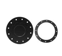 Capo di cella a combustibile SLFCC 01 12 bulloni in alluminio universale Twist del serbatoio del combustibile per auto sul mantello a filler kit di guarnizione del kit di (Noir)