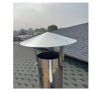 Capo di chimney con cappuccio del camino con capriccio di camino, coperchio per cannocchini per pioggia di pioggia, coprifumo per pioggia pioggia cappuccio zincato galvanizzato, coprifera di sfiato di