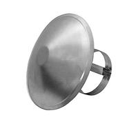Capo di cucciolo chimney in acciaio inossidabile pioggia per pioggia di scarico tubo di scarico Coperchio di pioggia per pioggia per esterno Coperchio per tubo del camino per cottura argilla, 16 cm