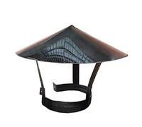 Capo di pioggia del camino, tappo del camino, tappo del vento, scarico in acciaio inossidabile, copertura del camino, fornello per la terra, camino, copertura del camino, diametro del cerchio 200mm