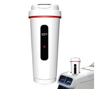 Capo Elettrico Auto - Bottiglia Di Riscaldamento A Cordone Da 12 V/24 V | Acciaio Inossidabile Da 500 Ml Fast Bildo Tazza Di Riscaldamento Silenzioso | Tazza Di Riscaldatore Istantaneo Termostatico Pe