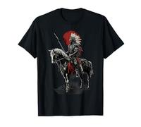 Capo indiano Nativo Americano Piuma Copricapo Cavallo Cavallo Maglietta