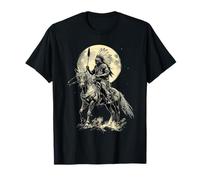 Capo indiano Nativo Americano Piuma Copricapo Cavallo Cavallo Maglietta