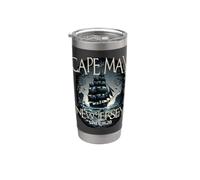 Capo May New Jersey dal 1620 Nave tempesta vintage Bicchiere termico in acciaio inox doppia parete