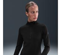 Capo midlayer con zip a metà lunghezza Therma-FIT Nike One - Donna - Nero XXL (IT 56-58)