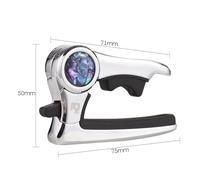 Capo Per Chitarra In Alluminio Di Zinco Con Metodo Di Attivazione Unico E Processo Di Ossidazione Anodica Nanotecnologica Per Chitarre Acustiche Elettriche E Basso Multifunzione