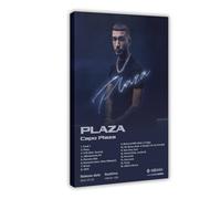 Capo Plaza Poster artistico Hip Hop Music Album PLAZA Cover Tracklist Elegante Rapper Singer Fan Regalo Rap Room Decor Poster Wall Art Decor Stampa Dipinti per Soggiorno Camera da Letto Decorazione 0