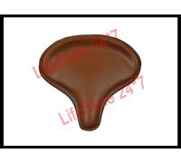 Capo Scout Indiano Militare Civile Pelle Browntan Sedile Chopper Bobber Perso...