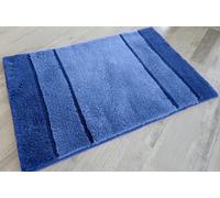 Capoccia Blu/Blu Tappetino Bagno Scendibagno 60x90cm