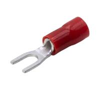Capocorda a forcella preisolato Cembre per vite M3.5 rosso 100pz RF-U3.5