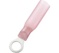 Capocorda a occhiello con tubo termoretraibile, sezione (max.)=1,5 mm² Ø foro =