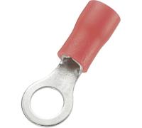 TRU COMPONENTS 746061 Capocorda per occhiello Sezione max.=1.50 mm² Diametro del foro=5.2 mm parzialmente isolato rosso 100 pc(s)