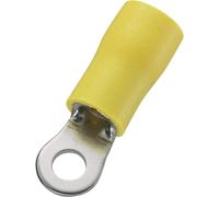 Capocorda a occhiello, sezione (max.)=6 mm², Ø foro = 10,5 mm, parzialmente