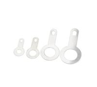 capocorda a occhiello singolo, 50/100 pezzi M2.2-M6.2 saldatura circolare in rame argentato(M8.2 50PCS)