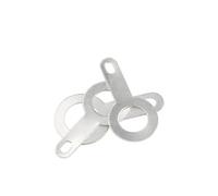 capocorda a occhiello singolo, 50 pezzi M2.2-M8.2 saldatura circolare in rame argentato(M2.2)