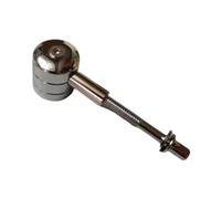 Capocorda in metallo - Forniture premium per fissaggio sicuro della pelle del tamburo, dimensioni compatte 1,5 cm, versatile per rullanti Tom Bass Drums- a senso singolo