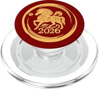 Capodanno cinese 2026 Anno del segno zodiacale del cavallo di fuoco PopSockets PopGrip per MagSafe