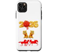 Capodanno cinese 2026 cavalli di fuoco danza drago Lunar NY Custodia per iPhone 11 Pro Max