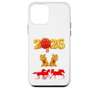 Capodanno cinese 2026 cavalli di fuoco danza drago Lunar NY Custodia per iPhone 12 mini