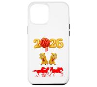 Capodanno cinese 2026 cavalli di fuoco danza drago Lunar NY Custodia per iPhone 12 Pro Max
