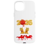 Capodanno cinese 2026 cavalli di fuoco danza drago Lunar NY Custodia per iPhone 15 Plus
