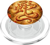 Capodanno lunare Cinese Zodiaco Serpente Cantonese Hanzi PopSockets PopGrip per MagSafe