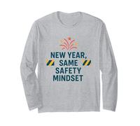 Capodanno Stessa mentalità sulla Sicurezza | Consapevolezza Motivazionale della Sicurezza Maglia a Manica