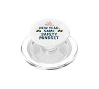 Capodanno Stessa mentalità sulla sicurezza | Consapevolezza motivazionale della sicurezza PopSockets PopGrip per MagSafe