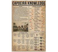 Capoeira Conoscenza Tecniche dei metalli Casa Camera da letto Persone Grotta Bagno Soggiorno Caffè Cucina Decorazione da parete Poster retrò Stampa Miglior regalo divertente Targa in latta 8x12 polli