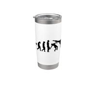 Capoeira Dance Arts Marziali Brasile Evolution Capoeira Bicchiere termico in acciaio inox doppia parete