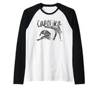 Capoeira Training Brasiliano Arti Marziali Hobby Maglia con Maniche Raglan