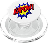 CAPOFITTO! Supereroe d'azione a fumetti retrò Bubble Superhero PopSockets PopGrip per MagSafe